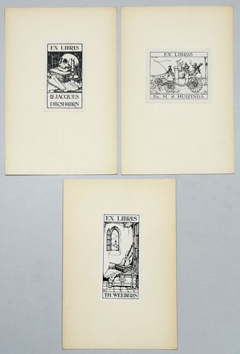 Exlibris anton pieck - pieck, pays-bas