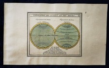 Mappemonde Gravure ancienne