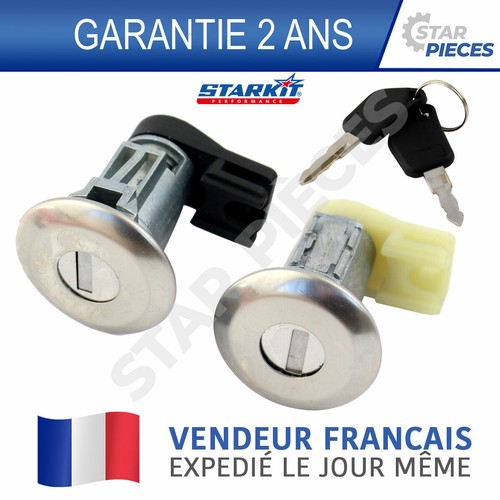 Kit barillets serrures porte - barillets,