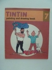 TINTIN  ALBUM A COLORIER /