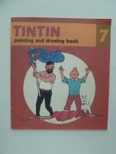 Tintin album colorier - a, /