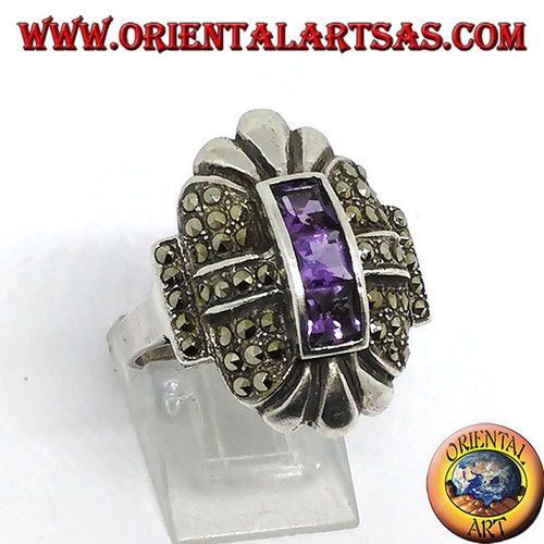 Bague argent 925 avec - en,