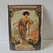 Plaque Métal Champagne Pommery & Greno Vintage Cartexpo