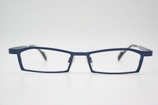 Lunettes Theo Belgium Marché TITANIUM Bleues Carrées Monture De Lunettes Neuves