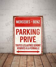 Plaque métal vintage