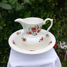 Broc de Toilette anglais vintage signé Lord Nelson Pottery