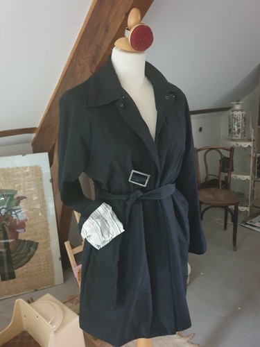 Trench vintage zippe noir - zippe, t