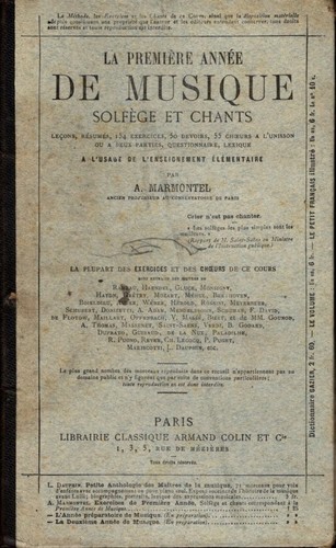 Marmontel premiere annee - la,
