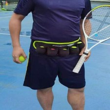 Pochette de support de bande de balle de tennis Ceinture réglable Entraîneur