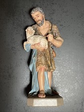 Ancien Santon de « La Statue Religieuse » 1911 / 1953 Berger Creche Noël H 30 cm