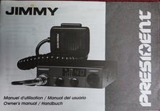 Manuel d'utilisation CB Président Jimmy