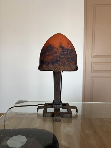 Magnifique lampe pate - pate, verre