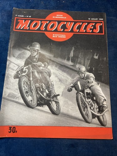Revue motocycles 40 - n°,