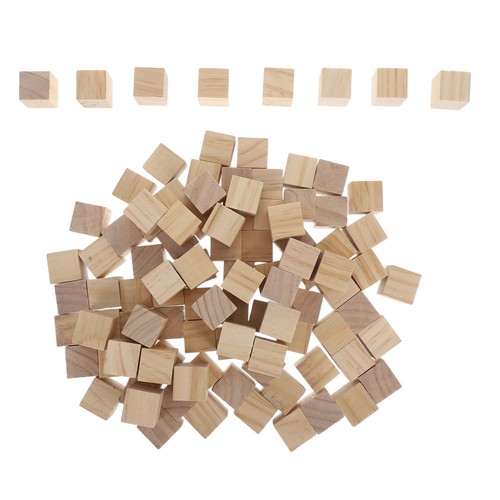 100 pcs blocs - de, bois