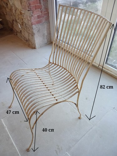 Chaise jardin vintage en - chaise,
