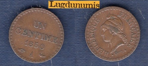 Centime 1850 dupré - 1850, a