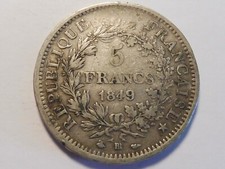 MONNAIE ARGENT  5 FRS HERCULE