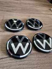4x Cache Moyeu 65mm Compatibles 5H0601171 – Capuchons Jante Golf 8 T-Roc Tiguan