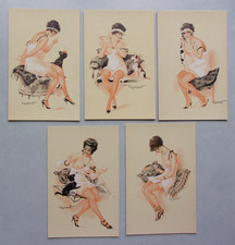 Lot de 5 cartes postales