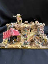 Crèche miniature santons