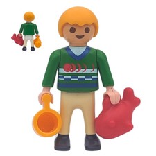 Playmobil figurine enfant vert