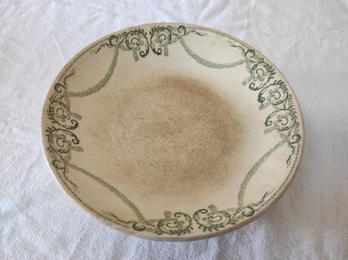 Ancienne assiette creuse - ancienne,