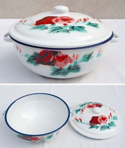 Soupiere sauteuse email - soupiere,