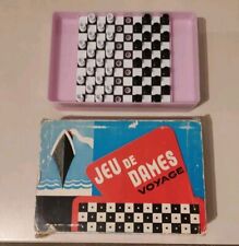 Jeu D'échecs Et De Dames De Voyage