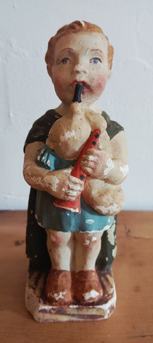 Figurine platre enfant - figurine, en