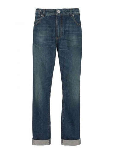 Balmain jean droit patch - jean,