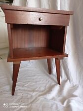 Ancien  Meuble d'appoint  Chevet table de nuit   pieds compas