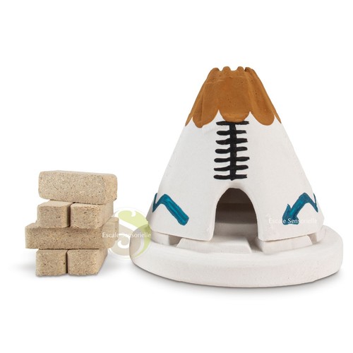 Tipi indien traditionnel - , blanc