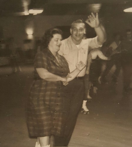 Photo vintage roller rink - de,