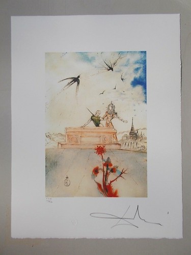 Lithographie salvador dali - , lithographie,