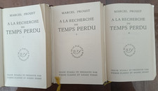 BIBLIOTHEQUE nrf DE LA PLEIADE - Marcel Proust. A la recherche du temps perdu x3