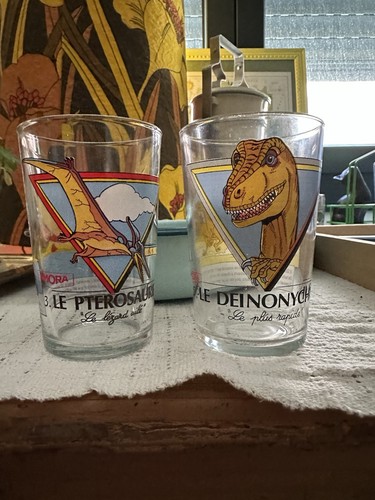 Lot verres vintages amora - lot,