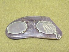 ancien pince nez lorgnon binocles 1900 old French glasses goggle vintage WW1