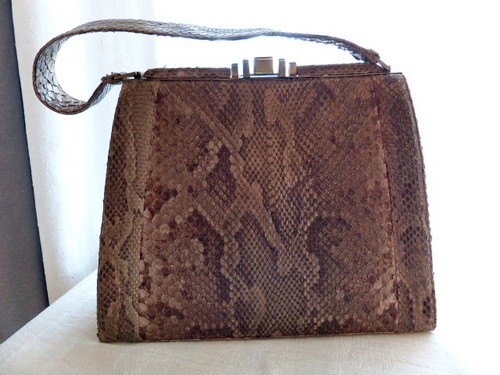 Superbe sac main ancien - sac, a