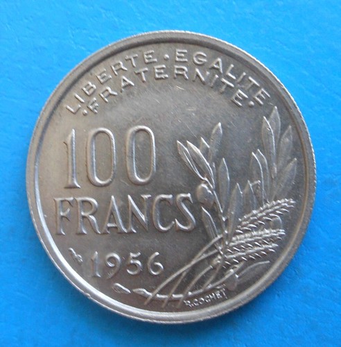Rare 100 francs cochet 1956 - rare,