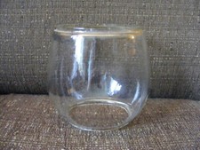 Vintage Dietz Clear Glass Lantern Globe 