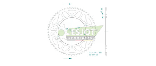 Couronne fantic 125 58 dents - fantic,