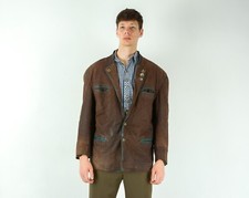 Blazer En Cuir Réel Pour