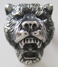 BAGUE INOX  OURS  VIKING - Ref.27