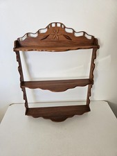 Elégante étagère murale en bois - vintage