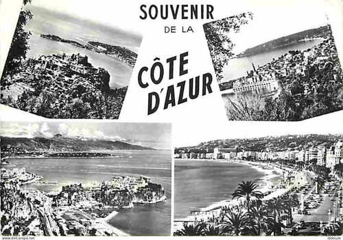 Carte postale alpes - carte,