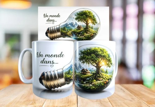 Mug ampoule forêt - mug,