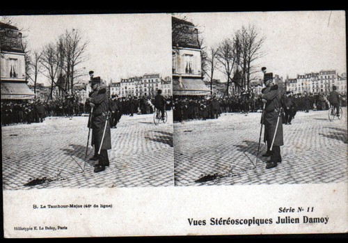 Militaire tambour major vue - major, /