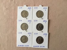 USA 6 Pièces Quarter Dollar