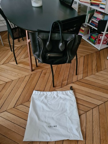 Sac céline luggage noir - luggage, cuir