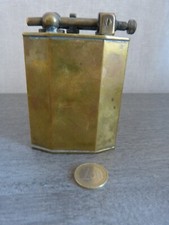 briquet de table RUSTIC en laiton , ministère des finances ,années 20/30(sal1)